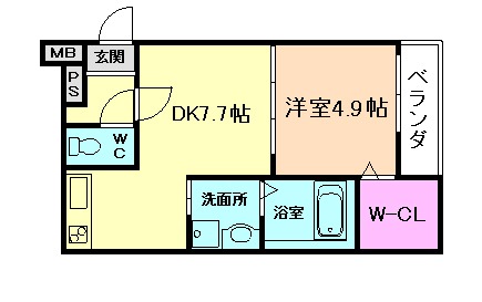 Park Frontじろよんの間取り