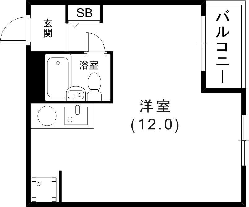 グラン・ピア下山手通の間取り