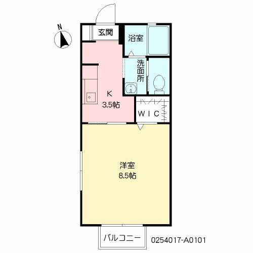 サンビレッジ浜田　積水の間取り