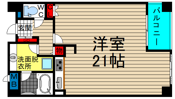 ファミール心斎橋EASTの間取り