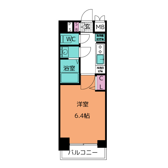 プレサンス名古屋菊井セルカの間取り