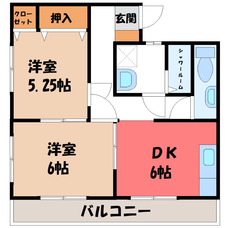 ホワイトアベニューの間取り