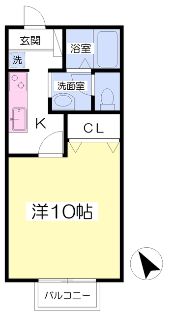 アルカディアの間取り