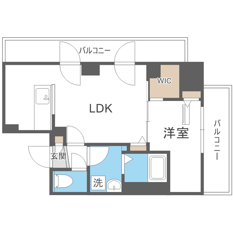 Ａｓｔｅｒ　Ｎ１３の間取り