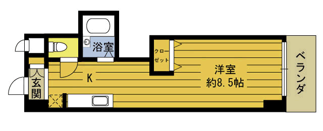 クレイン大手町の間取り