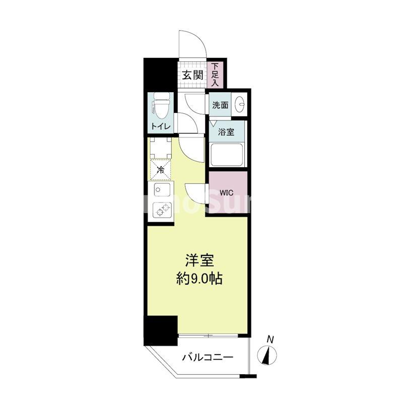 神戸市中央区花隈町のマンションの間取り