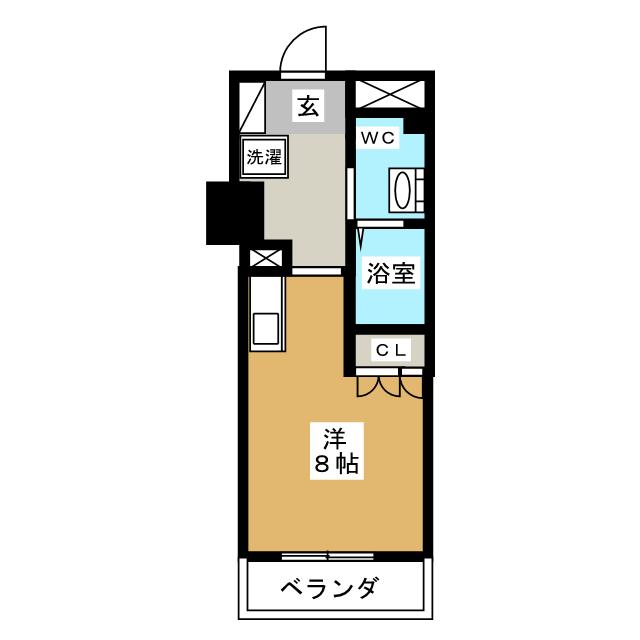 パークアクシス名駅南の間取り