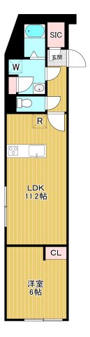 プラティーク品川中延の間取り