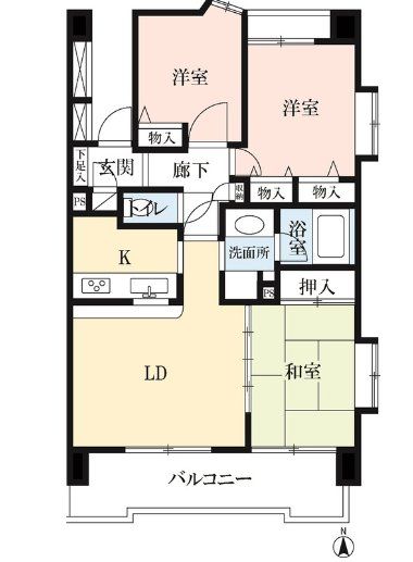 ドゥーエ練馬の間取り