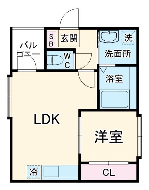 ハーモニーテラス開平町IIの間取り