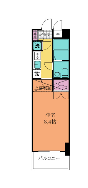 No.63 ORIENT　CAPITAL　TOWERの間取り