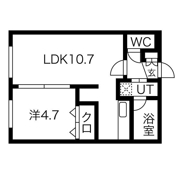 ALPHA学園前の間取り