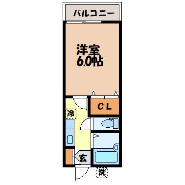 スカイバレー戸町（戸町3丁目）の間取り