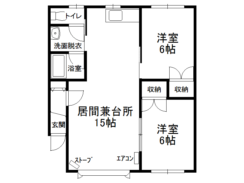 ウエストヒルズの間取り