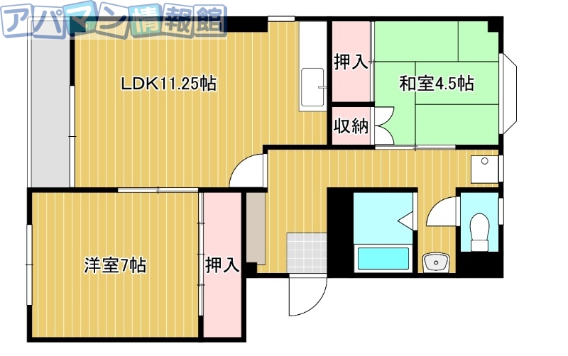 五月コートハウスＢの間取り