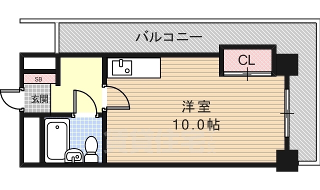 soleado西大路五条の間取り