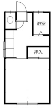 スカイハイツB棟の間取り