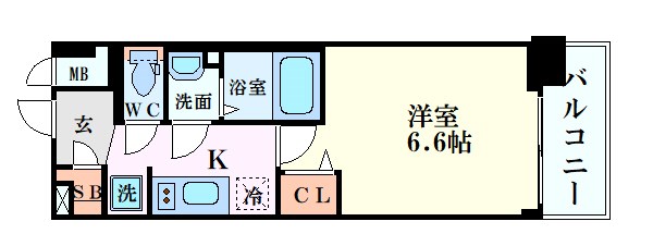 プレサンス新大阪イオリアの間取り