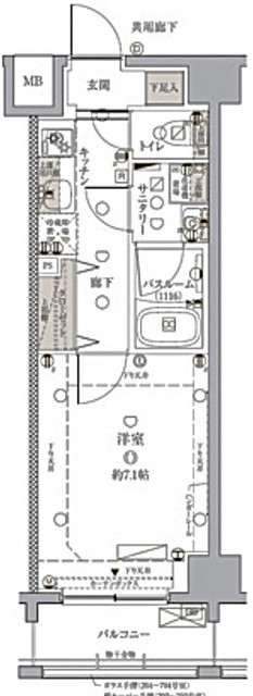 クレヴィスタ板橋西台の間取り