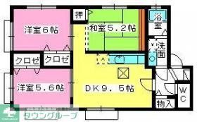 福岡市西区泉のアパートの間取り