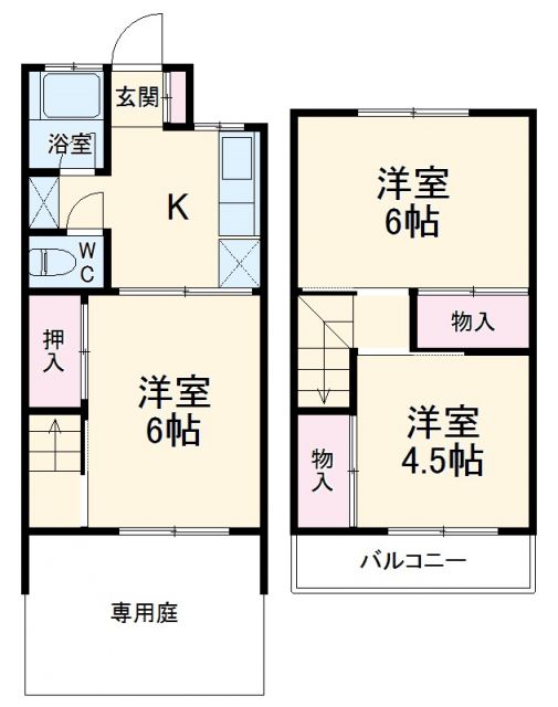 【ハイツロータスの間取り】