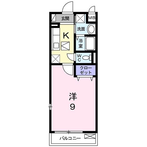 ボヌール　アヴニール　IIの間取り