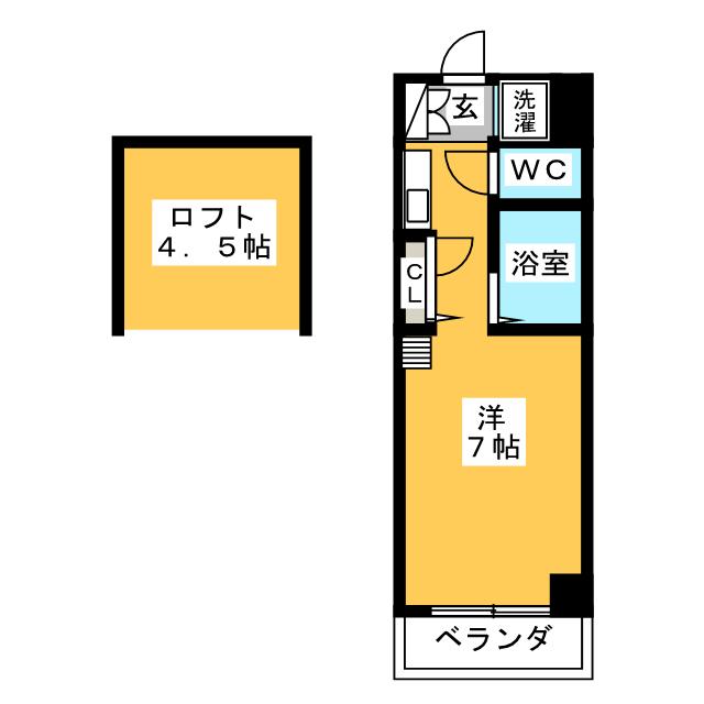 コーポＴ’ｓ１の間取り