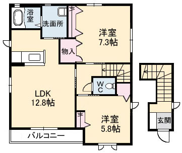 シャーメゾンYIIの間取り