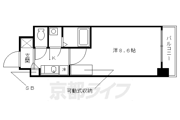 グラート堀川の間取り