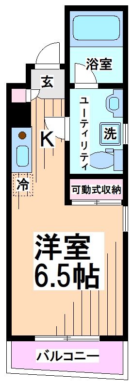 川崎市多摩区登戸のマンションの間取り