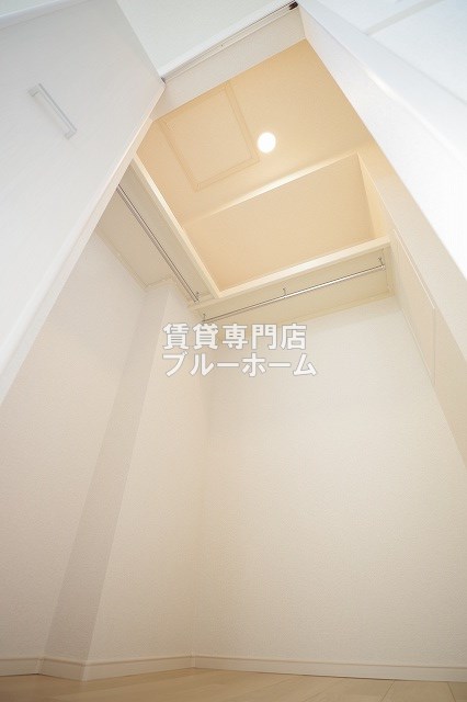 収納　大容量のウォークインクローゼットです！