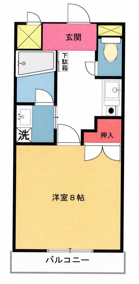 クライム宮代_間取り_0