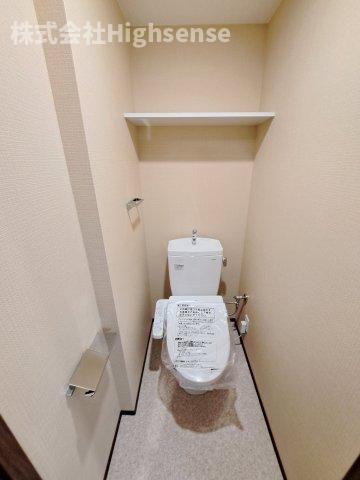 トイレ　ゆったりとした空間のトイレです