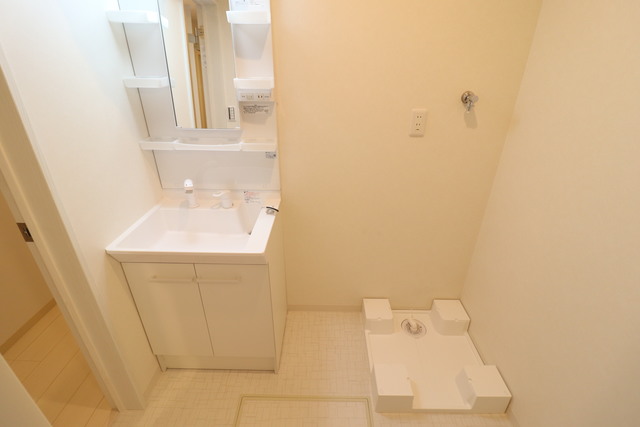 洗面設備　脱衣場