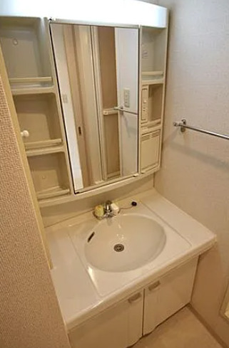 洗面設備　別部屋の写真を使用しております。