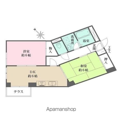 ラヴィーナ門前仲町の間取り写真