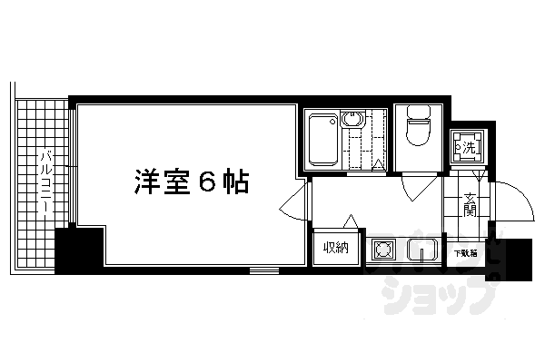 リーガル京都河原町IIの間取り写真