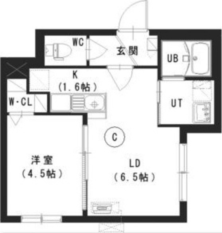 地下鉄東豊線 豊平公園駅 徒歩4分 4階建 築4年の間取り写真