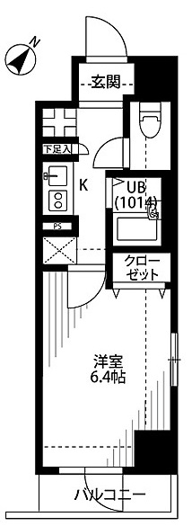 プレール日本橋三越前の間取り写真