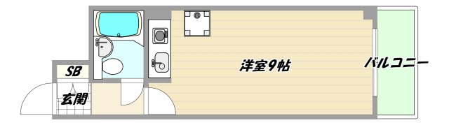 地下鉄御堂筋線 新大阪駅 徒歩7分 16階建 築38年の間取り写真