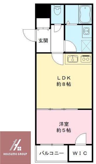 HRフロントリーガル城北の間取り写真