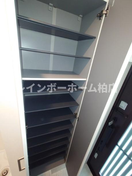 収納　玄関のシューズボックスです