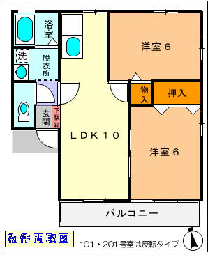 シェモアの間取り