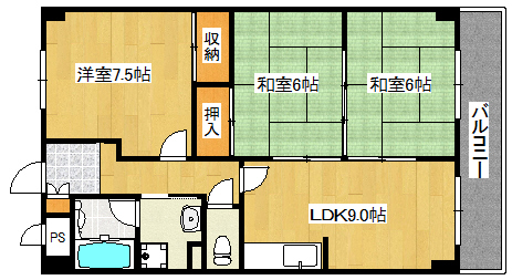 プルミエール大西の間取り