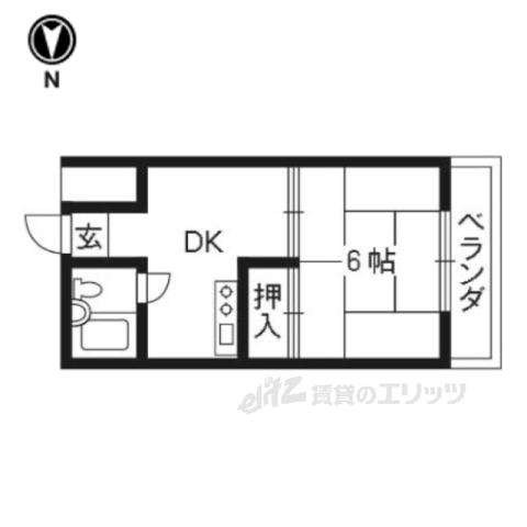 小倉マンションの間取り