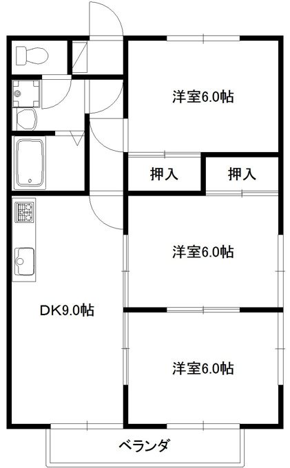 住感シリーズFタイプの間取り