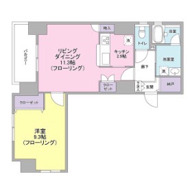 東京都台東区竜泉３（マンション）の賃貸物件の間取り