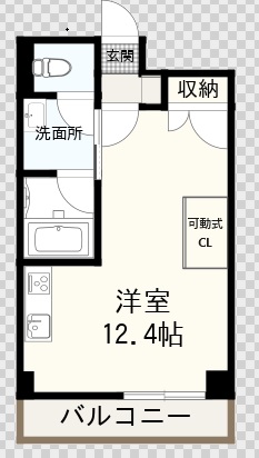 上田市常入のマンションの間取り