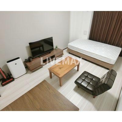 居室・リビング　家具家電設置例です