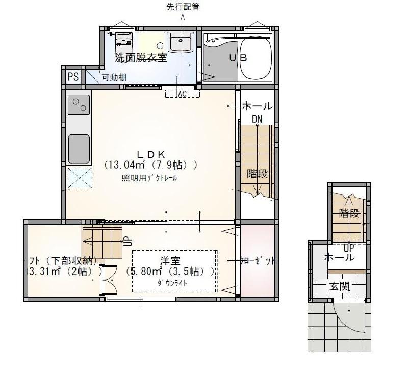 ｓ．ａ．ｂｏｘ寺家Ｃ棟の間取り